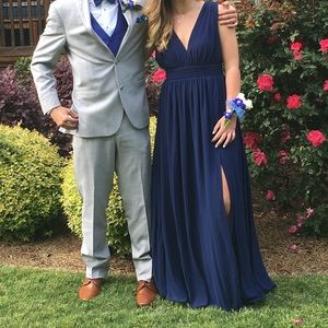 Lulus Navy Blue Prom/Formal Dress